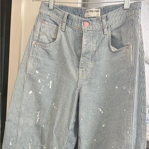 Free People Barrel Jeans